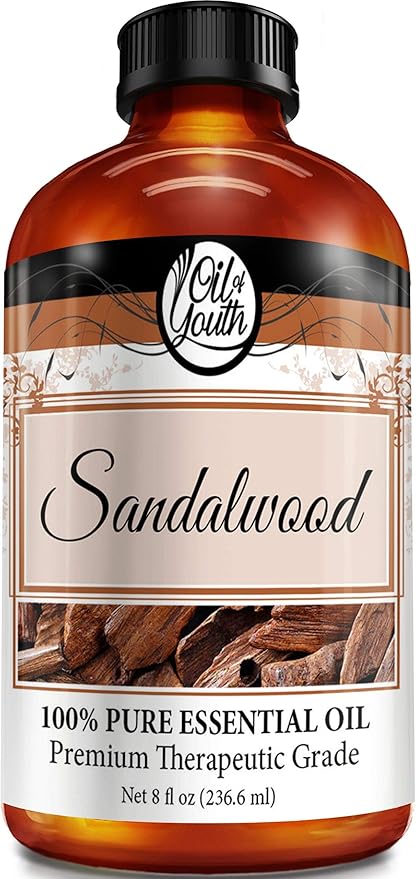 Oil of Youth Sandalwood Essential Oil (8 Fluid Ounces)