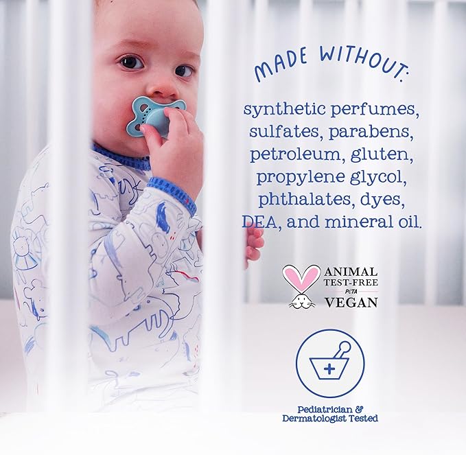 Oilogic Stuffy Nose & Cough Chest Vapor Rub Essential Oil for Babies & Toddlers - Gentle Baby Essentials Soothe Cough & Stuffy Noses - Pediatrician-Tested & Safe for Babies, .42 Oz