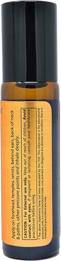 PRIME NATURAL Headache Relief Essential Oil Roll On 10ml, Pre-Diluted, Ready to Use Roller for Migraine, Tension, Calming, Soothing, Grounding, Sore Muscles, Sprain & Sleep (Pack of 2)
