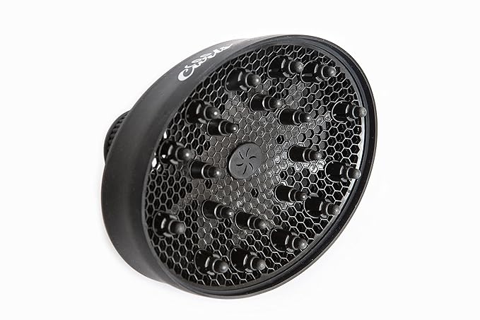 Cooboard CooCurls Hair Diffuser | Large Oval Collapsible Attachment for Hair Dryer for Salon Quality Curls at Home, Larger Size for Quicker Drying Time | NOT UNIVERSAL, Check Below for Sizing