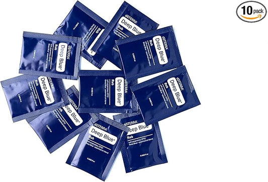 doTERRA Deep Blue Rub Samples, 0.068 Fl Oz (Pack of 10)
