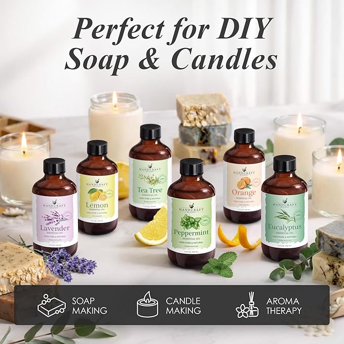 Handcraft Blends Tangerine Essential Oil – Huge 4 Fl Oz – 100% Pure and Natural – Premium Grade Essential Oil for Diffuser and Aromatherapy, Skin, Massage, Candle and Soap Making Fragrance