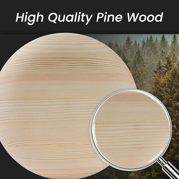 Repa Market 4" Inch Wooden Adjustable Sauna Air Diffuser – Pine Wood Wall Vent Cover – Sauna Accessories & Ventilation – Manually Adjustable Sauna Air Vent - Steam Room Ceiling Vent Covers