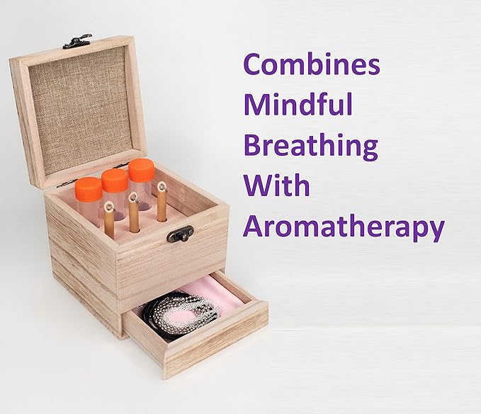 Aromatherapy Mindful Breathing Diffuser Necklaces Handmade in America By Stress Straws