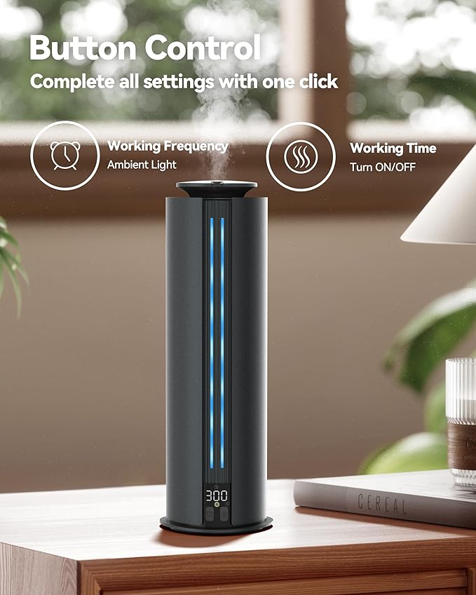 Aromadd 2026 Portable Waterless Diffuser, 1700 Sq Ft Hotel Collection Diffuser, 100ml Scent Air Machine for Home Cold Air Essential Oil Diffuser for Large Room Office, Quiet (Black)