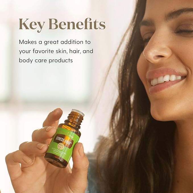 Young Living Stress Away Essential Oil Blend 5ml – Aromatic Oil with Lavender & Cedarwood | Aromatherapy for Relaxation, Diffusers & Home Wellness