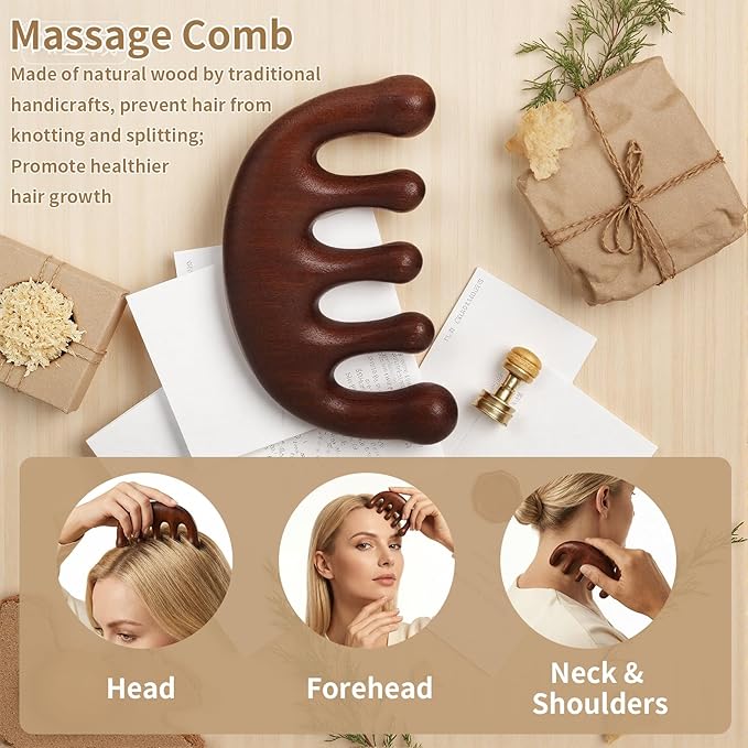 Self Care Gifts Baskets for Women, Relaxing Spa Care Package for Women, Mother's Day Birthday Gift Get Well Soon Gifts Baskets Thinking of You Gift, Spa Gift Basket with Bonnet & Massgae Comb, Brown