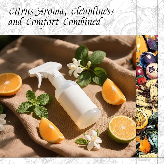 HIQILI Citrus Mirage Fragrance Oil for Candle & Soap Making, Perfect for Scent Diffuser & Humidifier, DIY Multi-Use Cleaner - 1 Fl Oz