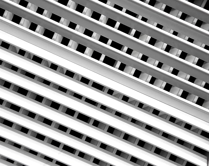 HVAC Premium 10''w X 8''h Aluminum Double Deflection Adjustable Air Supply HVAC Diffuser - Full Control Vertical/Horizontal Airflow Direction - Vent Duct Cover [Outer Dimensions: 11.6''w X 9.6''h]