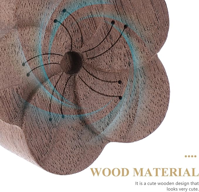 Ciieeo Wood Aroma Diffuser Cherry Blossom Scented Beech Wood Essential Oil Diffuser for Home Living Room Fragrance Desktop Perfume Ornament Random Color