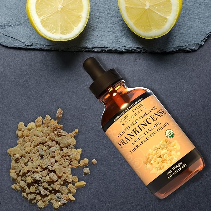 Frankincense Essential Oil (4 oz), Premium Therapeutic Grade, 100% Pure and Natural, Perfect for Aromatherapy, Diffuser, DIY by Mary Tylor Naturals