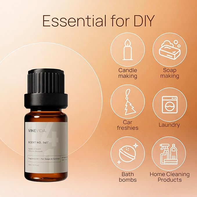 VINEVIDA [0.33oz] Bleu (Our Version of) Fragrance Oil for Candle Making and Soap Making - Premium Candle Scents for Soy Candles