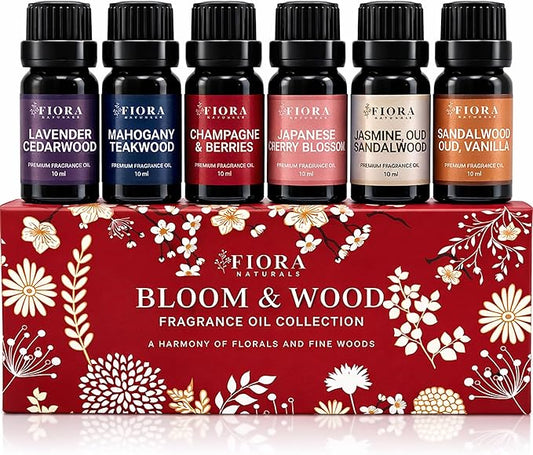 Premium Fragrance Oil Set – Highly Concentrated Scented Oils for Candle Making, Soap, Wax Melts & Home Fragrance, Long Lasting Aroma Oils Gift Set for Diffusers & DIY, Aromatherapy Mothers Day Gift