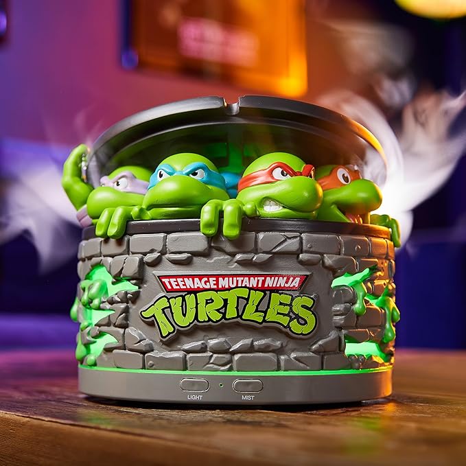 Numskull Teenage Mutant Ninja Turtles Sewer Oil Diffuser – LED Aroma Humidifier – USB Powered – Official TMNT Merchandise