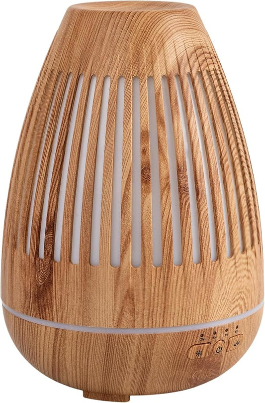 Essential Oil Diffuser with Humidifying, Aromatherapy Diffuser for Essential Oils Large Rooms, 7 LED Colors 5 Mist Modes Quiet Operation Auto-Off & Waterless Protection for Home & Office