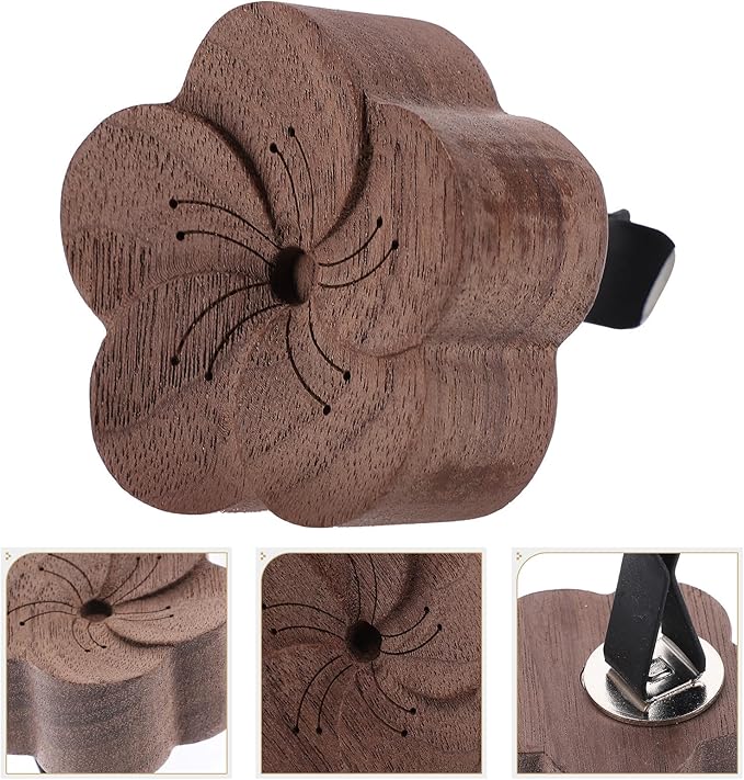Abaodam Wood Essential Oil Diffuser Passive Aromatherapy Decor, Cherry Blossom Beech Wood Scent Diffuser for Home and Office Fragrance, Desktop Natural Aroma Ornament Random Color