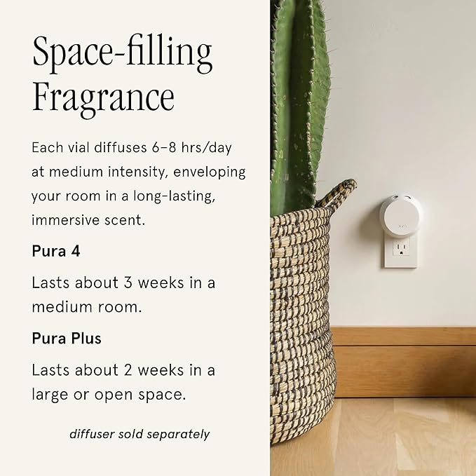 Pura Smart Home Scent Refill - Long-Lasting Premium Fragrance per Refill - Clean Diffuser Fragrance for Home, Office & Apartment - 2 Pack, Banana Birch