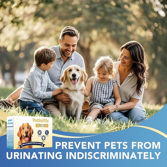 Adanced 180 Day Dog Calming Diffuser, Calming Pheromones Diffuser Kit Appeasing Pheromone Diffuser to Calm (6Refill+Interactive GiftCard) for Anxiety Relief Reduce Aggression Fighting Barking Stress