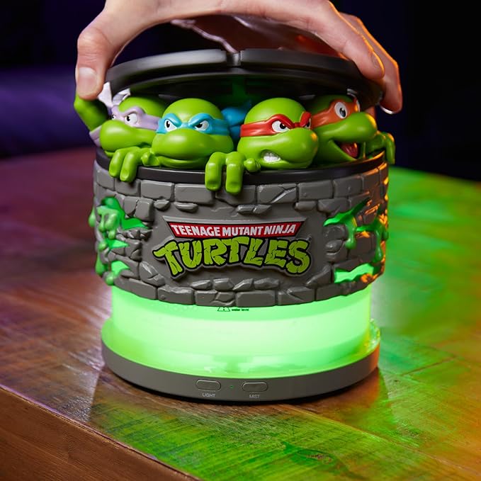 Numskull Teenage Mutant Ninja Turtles Sewer Oil Diffuser – LED Aroma Humidifier – USB Powered – Official TMNT Merchandise