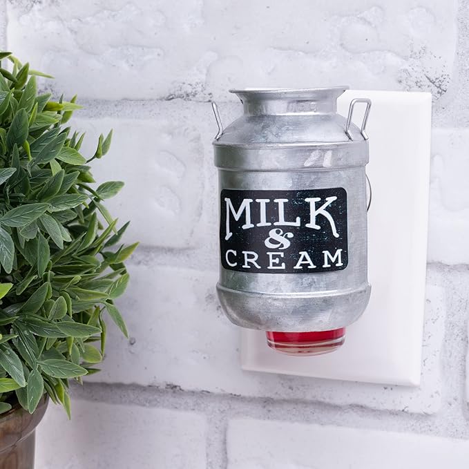 Scentsationals Plug in Decor Heater - Milk n' Cream - Fragrance Oil Air Freshener for Continuous Scent in Home and Bathroom