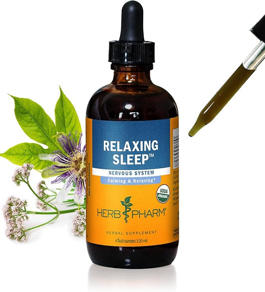 Relaxing Sleep Valerian Root for Sleep Blend with Chamomile & Passion Flower | USDA Organic Sleep Aid for Adults with Valerian Root Extract and Passion Flower herb Sleep Tincture | 168 Servings, 4 Oz