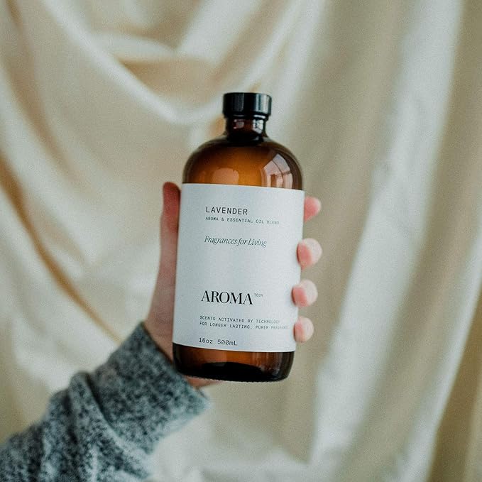 Aromatech Lavender Aroma Essential Oil Blend: Hotel Inspired Aromatherapy with for Ultrasonic Diffusers & Nebulizers (500 mL)