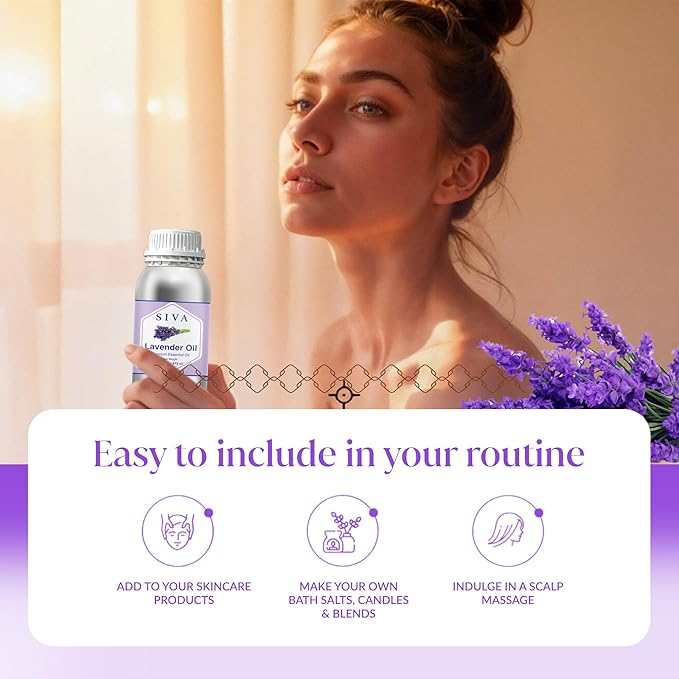 Siva Lavender, Lemon and Peppermint Essential Oil 16oz Bundle Super Saver Combo – Premium Grade Value Set for Aromatherapy, Skincare and Haircare