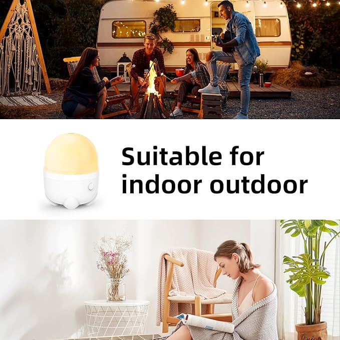 SEEDSEEL 150ML Cordless Battery Powered Essential Oil Diffuser, 7 Hours Run Time,Mini Portable Rechargeable Diffuser with 7 LED Color Changing Lights (White)