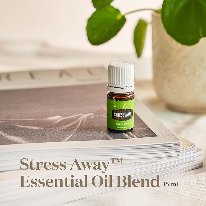 Young Living Stress Away Essential Oil Blend 15ml – Aromatic Oil with Lavender & Cedarwood | Aromatherapy for Relaxation, Diffusers & Home Wellness