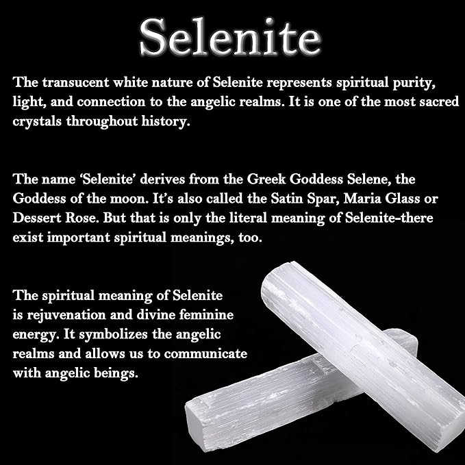 SOUL STICKS Aroma Smudge Kit | Gift Set with Little Smudgies Candles, Smudge Spray, Essential Oil and 2 Selenite Wand in White Gift Box (Peppermint)