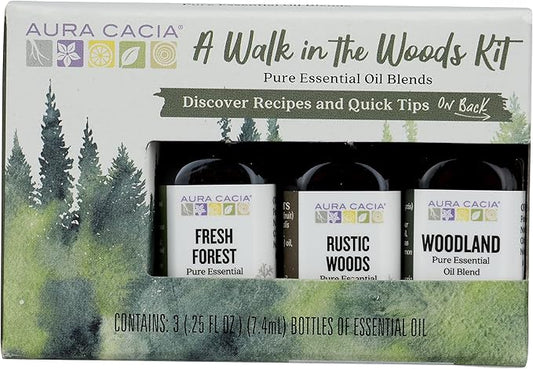 Aura Cacia Walk in the Woods, Essential Oil Kit Count, 0.75 Fl Oz