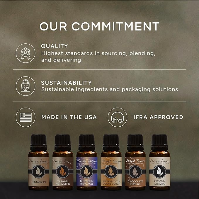 Eternal Essence Oils Guy's Night Out Set of 6 Premium Fragrance Oils - Includes Including Happy Men, Blue Sage, White Sand, Warm Rustic Woods, Musk, and White Musk Scented Oils - 10ML