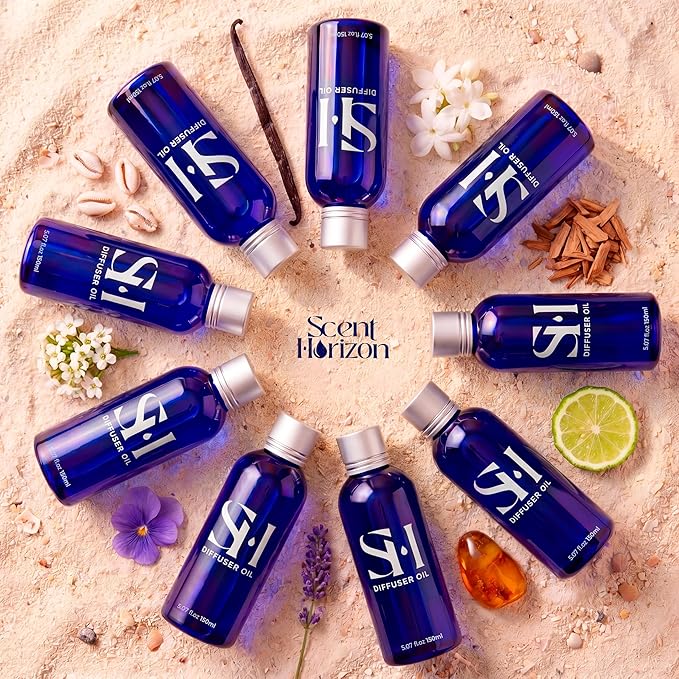 Inspired by Baccarat 5-Star Hotel New York BC07 Hotel Scent Diffuser Oil | 5.07Floz (150ml) - Waterless Diffuser Oil Refill & Highly Concentrated Fragrance Oil, Diffuser Oil Scents, Hotel Oil Diffuser