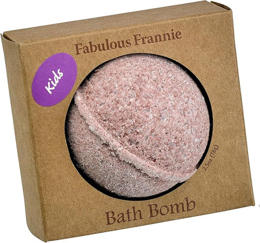 Fabulous Frannie Kid's Peace and Calm Natural, Handmade Bath Bomb Set, Rich in Essential Oil, Salt, Coconut Oil, Witch Hazel 2.5oz (Pack of 1)